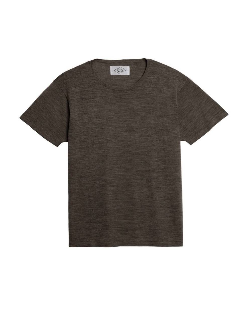 NEW ALEX CRANE men's tam short sleeve tee in bark
